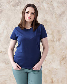 Футболка CLASSIC жіноча темно-синя