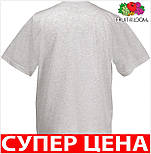 Футболка чоловіча класична 100% бавовна 61-036-0 Попелястий, M, фото 3