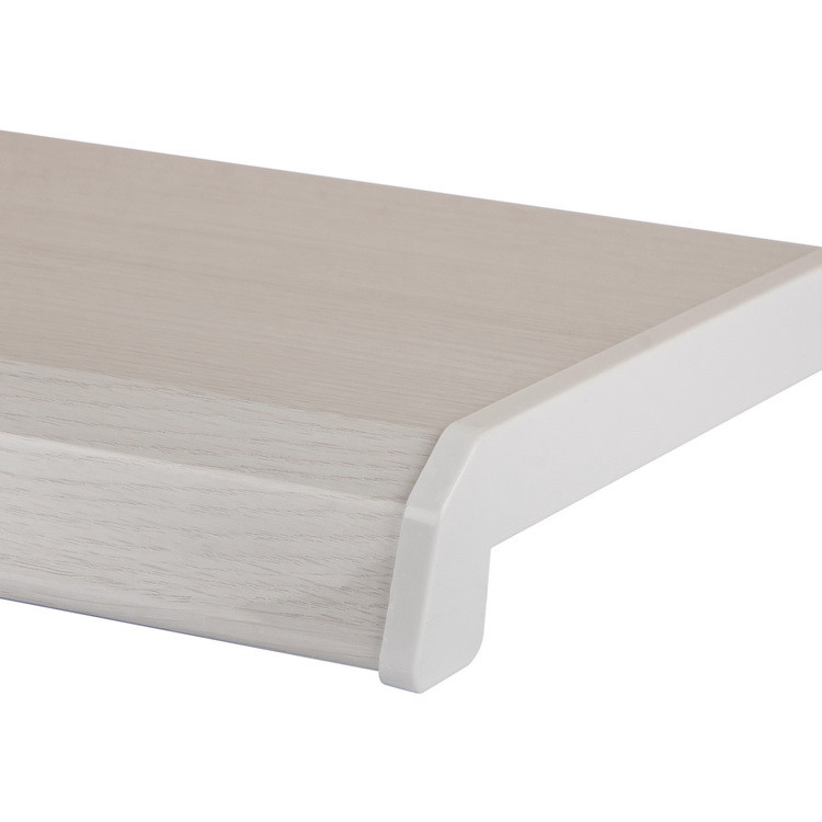 Підвіконня пластиковий Ganz (Ганц) глибина 450 мм Біле дерево, фото 1