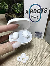 Бездротові навушники TWS Xiaomi Redmi AirDots Pro 3 матові білі, фото 2