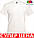 Чоловіча футболка з v-подібним вирізом 100% бавовна 61-066-0 Шовкографія, XXL, Без малюнків і написів, Біла, фото 2