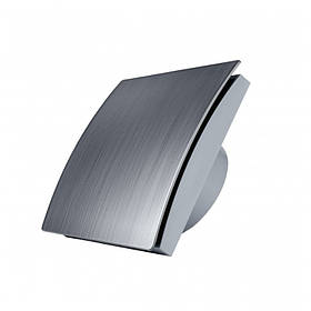 Дизайнерський вентилятор 90м.куб. Mmotors MMP 100 у ванну ультратонкий срібло пластик