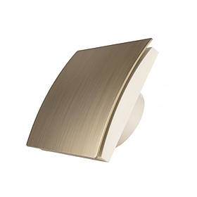 Дизайнерський вентилятор 90м.куб. Mmotors MMP 100 у ванну ультратонкий золото пластик