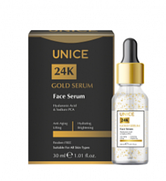 Золота сироватка для обличчя Unice, 30 мл