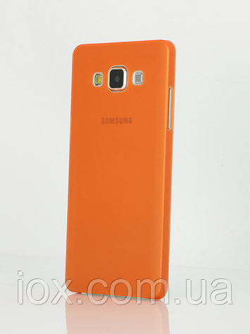 Помаранчевий пластиковий чохол для Samsung Galaxy A3