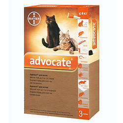Elanco Адвокат для котів до 4 кг.