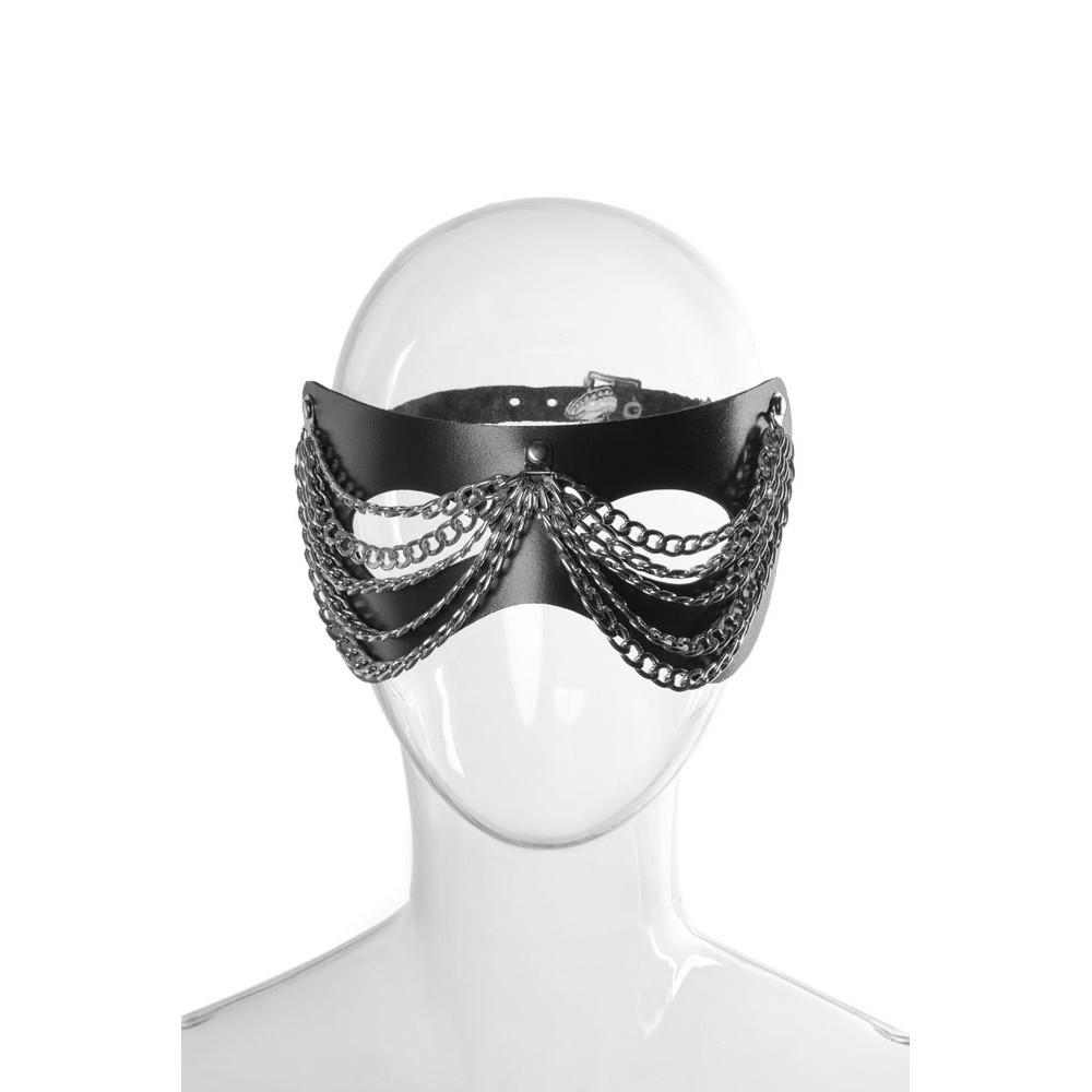 Маска на очі БДСМ з ланцюжками Mask-c1, фото 1
