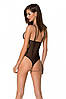 Боді еротичне з ажурним ліфом Кріста Body black L/XL — Passion, фото 3