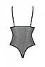 Боді еротичне з ажурним ліфом Кріста Body black L/XL — Passion, фото 5