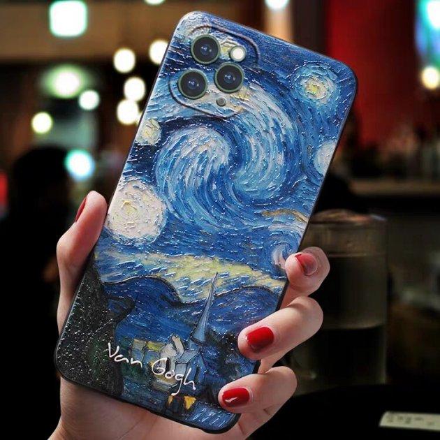Чохол панель для Apple iPhone 13 Alitek Art Вінсент Ван Гог Зіркова ніч