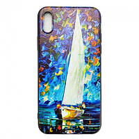 Чохол панель для Apple iPhone X і Xs Alitek Art Вітрильник