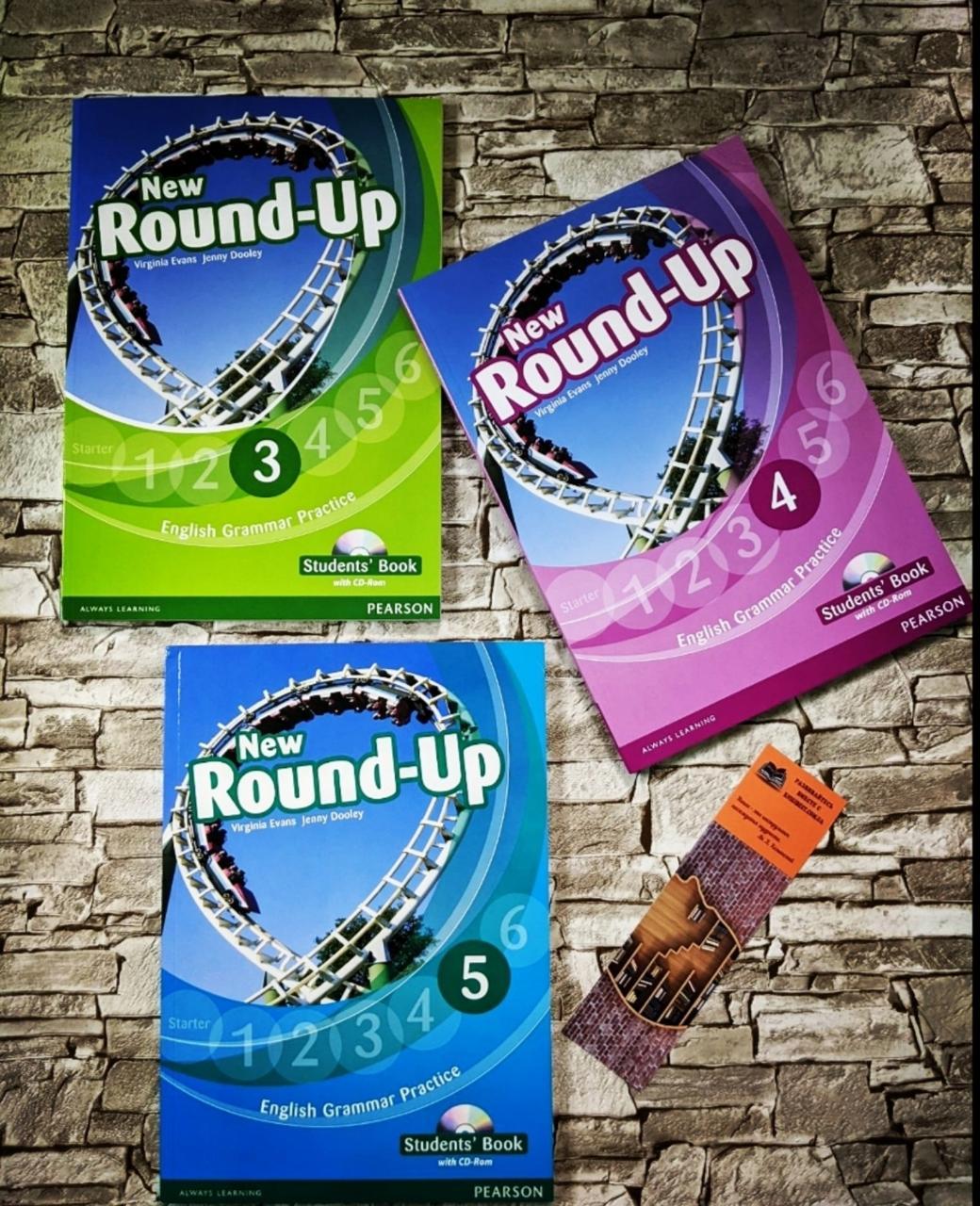 Набір книг New Round-Up: student's Book: Level 3, 4, 5 Граматика англійської мови Pearson