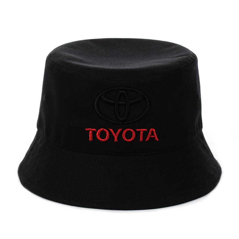 Чорна панама з вишивкою "TOYOTA"