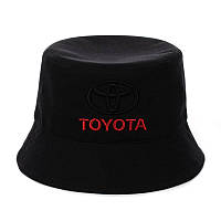 Чорна панама з вишивкою "TOYOTA"