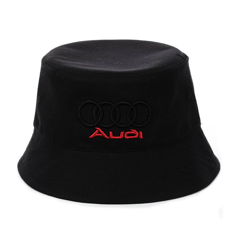 Чорна панама з вишивкою "AUDI"
