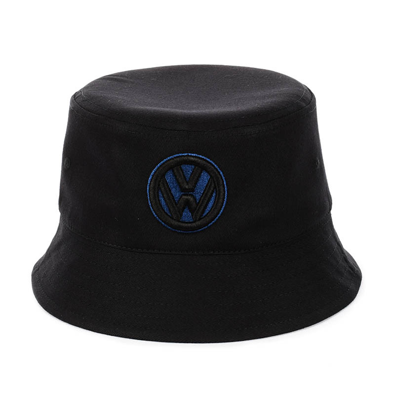 Чорна панама з вишивкою "Volkswagen"