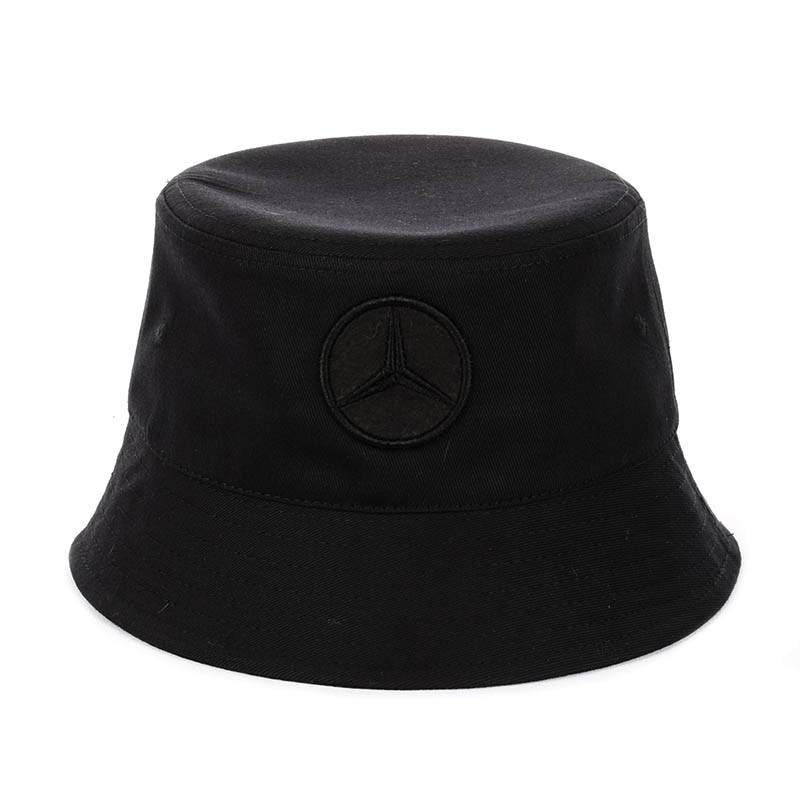 Чорна панама с вышивкою "Mercedes-Benz"