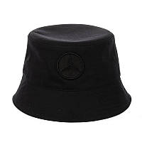 Чорна панама с вышивкою "Mercedes-Benz"