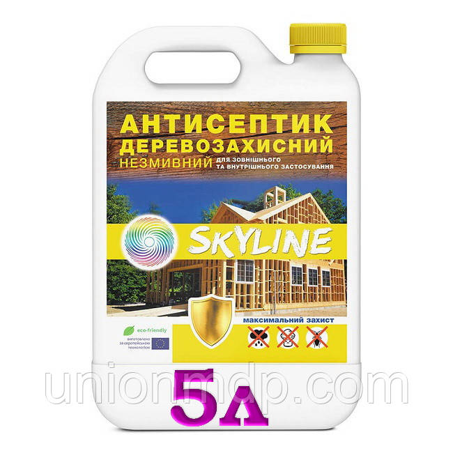 Антисептик невимивний для обробки дерева SkyLine, 5 л
