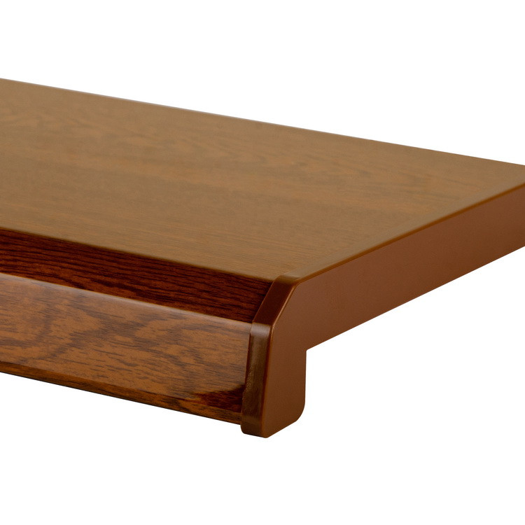 Підвіконня пластиковий Ganz (Ганц) глибина 200 мм Золотий дуб, фото 1