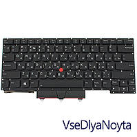 Клавиатура для ноутбука LENOVO (ThinkPad: E14 Gen 2) rus, black, без фрейма, подсветка клавиш