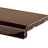 Підвіконня пластиковий Ganz (Ганц) глибина 150 мм Горіх, фото 2