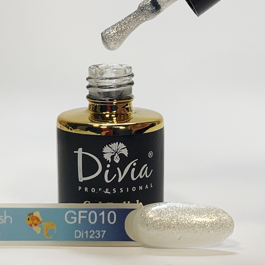 Divia гель лак з Чеммером Golden Fish/Золота Рібка Di1237 [GF010], 8 мл