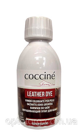 Барвник для шкіри Темно коричнева і текстильних матеріалів Leather Dye Кочині Coccine 125мл Польща, фото 1