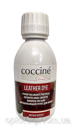 Барвник для шкіри Хакі і текстильних матеріалів Leather Dye Кочині Coccine 125мл Польща, фото 1