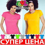 Жіноча футболка супер-м'яка 100% бавовна приталена 0614140, фото 6