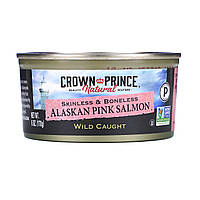 Crown Prince Natural, Pacific Pink Salmon, Skinless & Boneless , 6 oz (170 g) - Оригинал