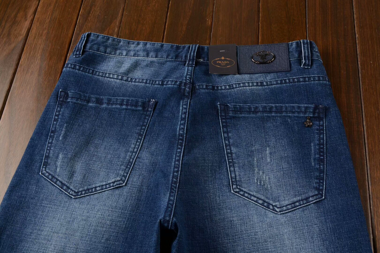 Модные мужские джинсы PRADA 31-36 размеры - фото 4 - id-p1587765748