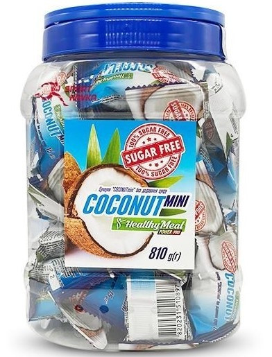 Міні батончики (цукерки) без цукру Power Pro Coconut Mini sugar free 810 g кокос