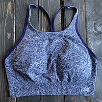 Женский спортивный ТОП (Топик) New Balance, размер XL, цвет темно-синий