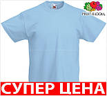 Дитяча футболка для хлопчиків 100 бавовна вільна Колір Небесно-блакитний Розмір 5-6 61-033-YT 5-6, фото 2