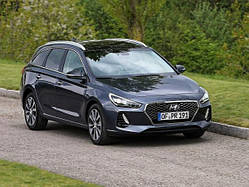 Багажник на дах HYUNDAI I 30 Sky Wagon 2017- поперечки на інтегрований рейлінг  Integra techno Кенгуру