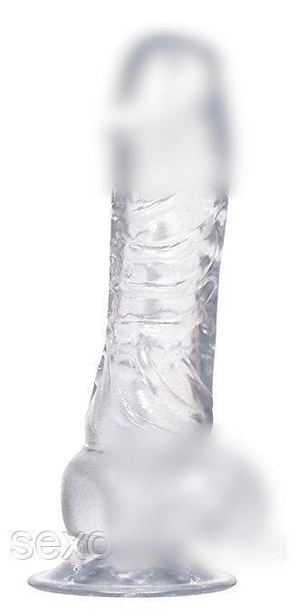 Фалоїмітатор Crystal Clear Dong, 19х4,5 см., фото 1