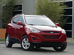 Багажник на дах HYUNDAI Tucson SUV 2009-2015 поперечки на інтегрований рейлінг  Hyundai Ix35 Кенгуру