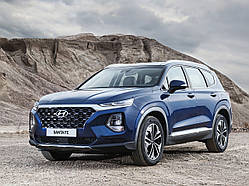 Багажник на дах HYUNDAI Santa Fe SUV 2019- поперечки на інтегрований рейлінг  Integra techno Кенгуру