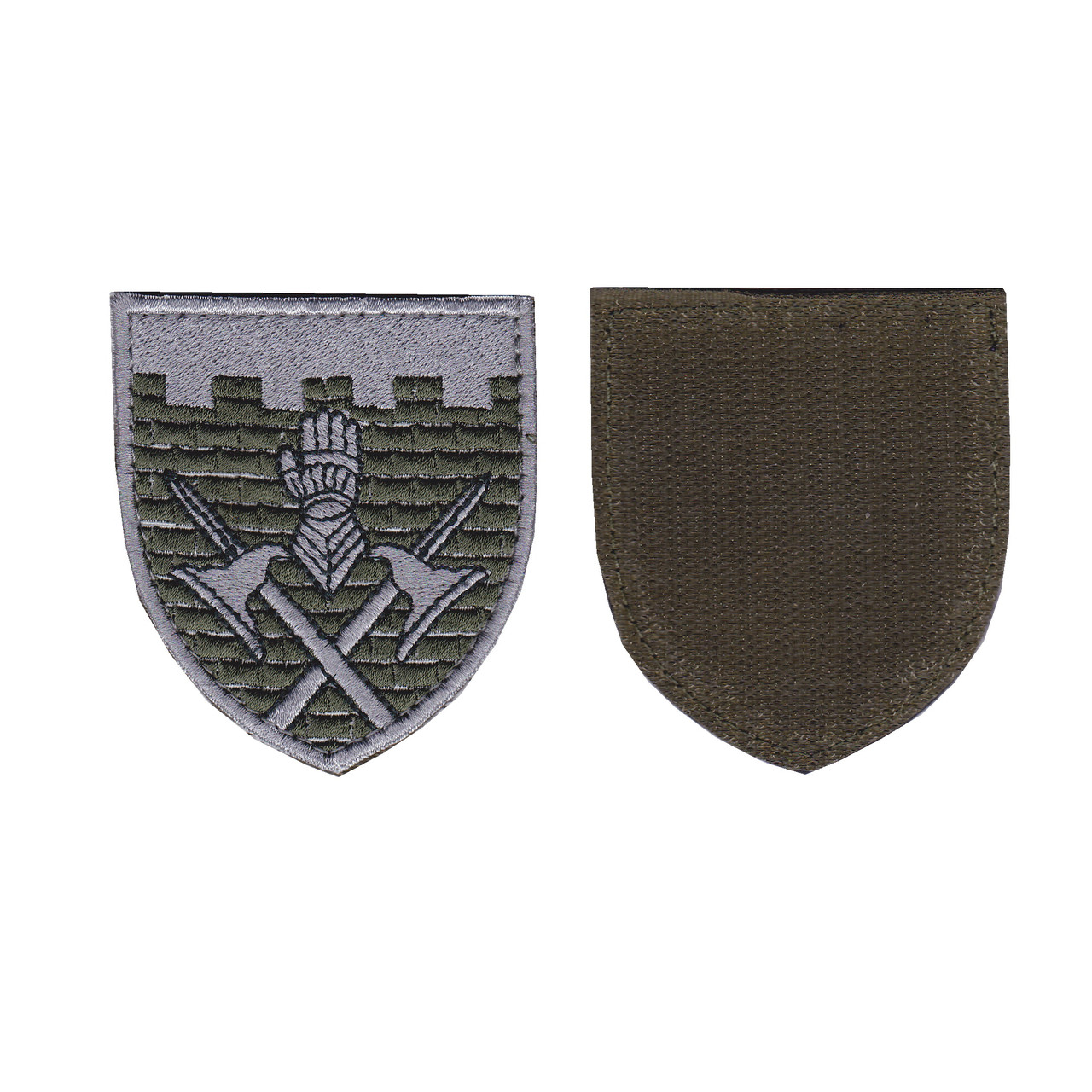 Шеврон військовий / армійський, 101 ОБРО ГШ, польовий, ЗСУ. 8 см * 7 см