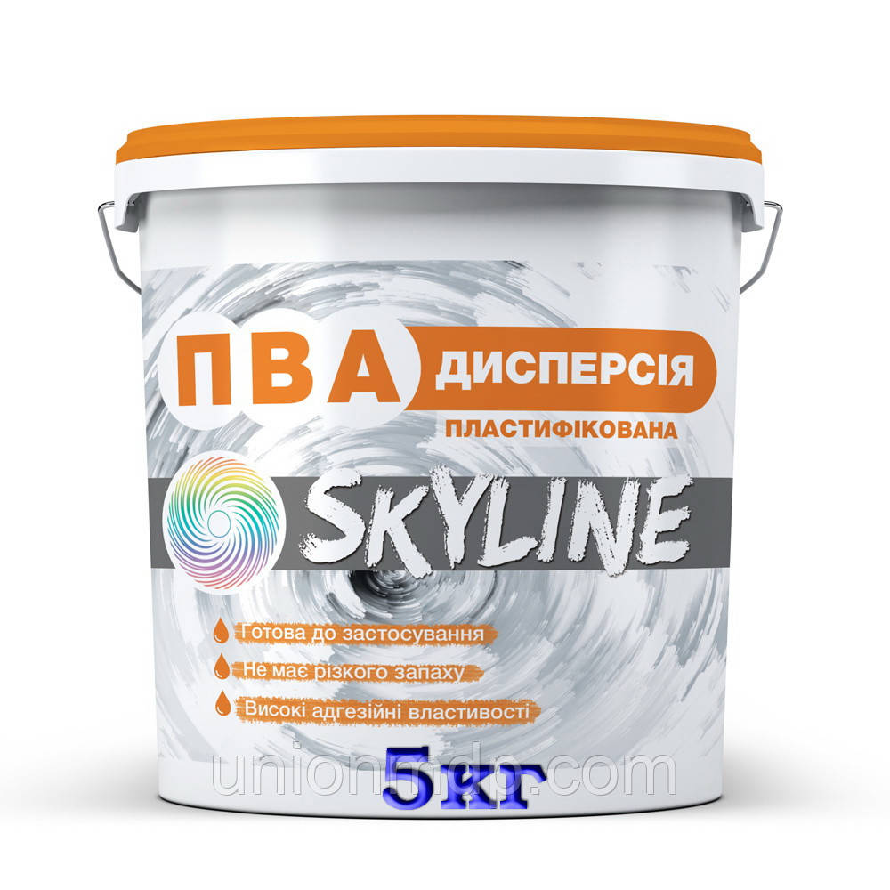 Дисперсия ПВА готовая к применению пластифицированная SkyLine, 3.0 кг - фото 2 - id-p1587800784