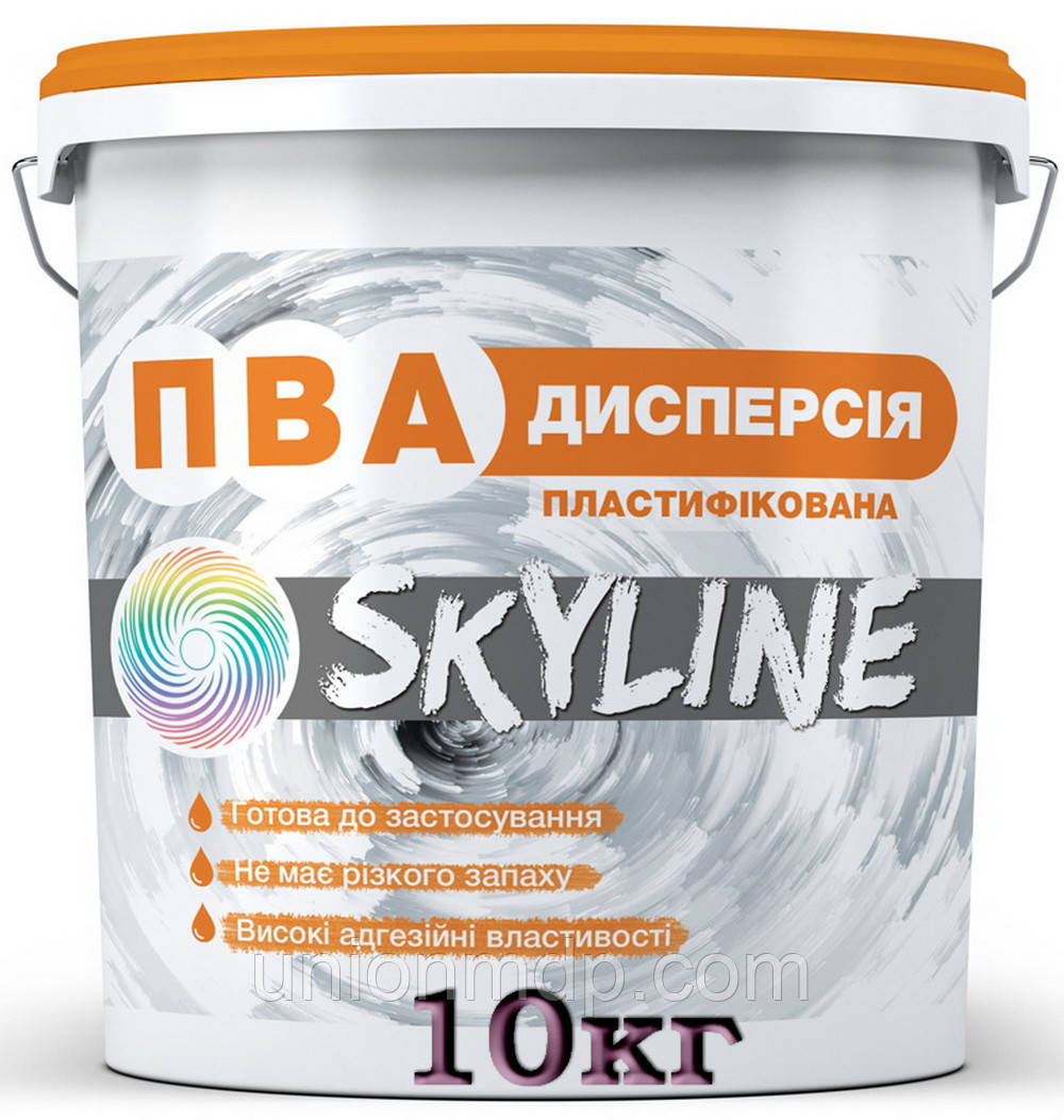 Дисперсия ПВА готовая к применению пластифицированная SkyLine, 3.0 кг - фото 5 - id-p1587800784