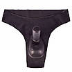 Чоловічі латексні труси з відділом для члена чорного кольору Bdsm4u Talla, фото 3