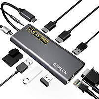Концентратор Enklen 12 in 1 USB Dongle Adapter EK-TC010