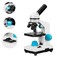 Мікроскоп біологічний для шкіл і кабінетів біології Chanseon CH2000 + повний комплект аксесуарів