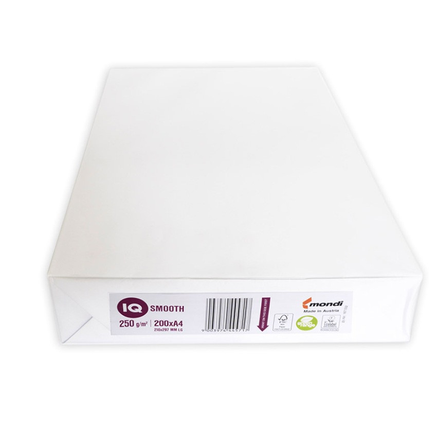 Папір А4 "IQ Smooth" 250г./кв. м. 200 аркушів