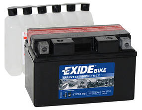 Акумулятор для мотоцикла гелевий EXIDE ETZ10-BS = YTZ10-BS Ah 8.6 150x87x93