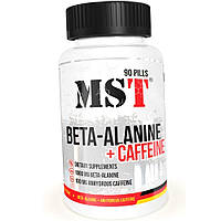 Бета-аланін і кофеїн MST Beta-Alanine plus caffeine 90 таб Енергетик