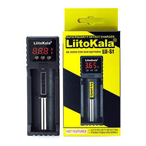 Зарядний пристрій для акумуляторних батарей LiitoKala Lii-S1, заряджання акумуляторів АА/ААА/Li-Ion