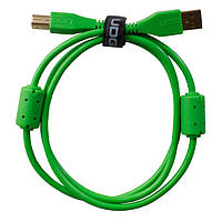 UDG Ultimate Audio Cable USB 2.0 A-B Green Straight 1m Готовый кабель USB A-B